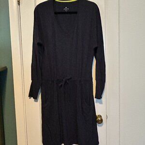 Blue Athleta Dropped Waist Casual Dress L